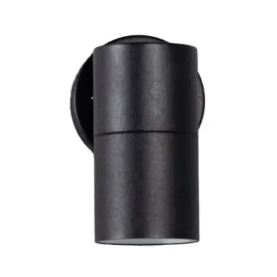 38875-2 KSR KSR13100 | Luso II 35W GU10 IP44 Single Wall Light, Black