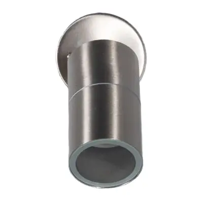 38883-2 KSR KSR13108 | Luso II 35W GU10 IP44 Adjustable Single Wall Light, Stainless Steel