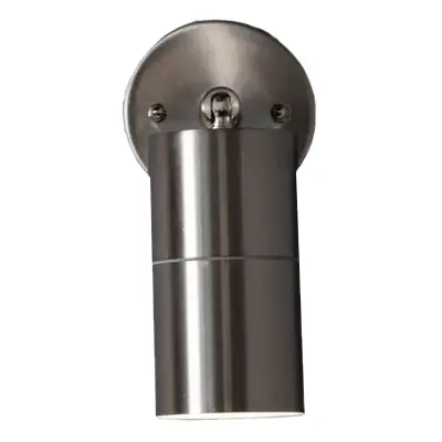 38883-3 KSR KSR13108 | Luso II 35W GU10 IP44 Adjustable Single Wall Light, Stainless Steel