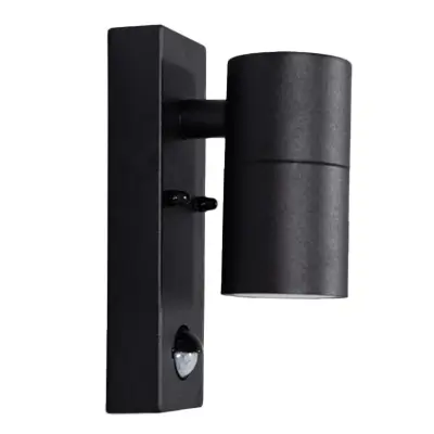 Read more on KSR KSR13112 | Luso II 35W GU10 IP44 Single Wall Light with PIR, Black