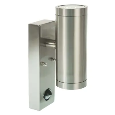 Read more on KSR KSR1318 | Tulua III 2x5W 3000K 650lm IP65 LED Up & Down Wall Light with PIR Sensor, Stainless Steel