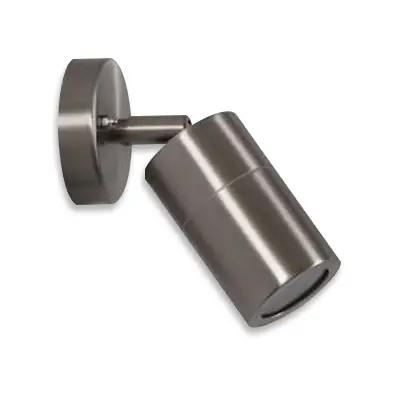 Read more on KSR KSR1358 | Luso 35W GU10 IP44 Adjustable Single Wall Light, Stainless Steel