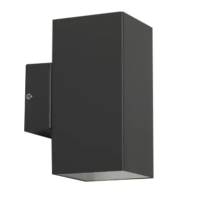 Read more on KSR KSR1361 | Cane 2x5W 4000K 2x444lm IP44 LED Square Up and Down Wall Light, Anthracite