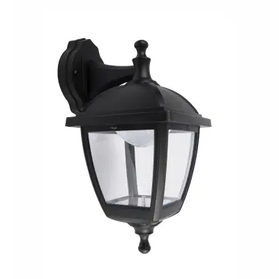 KSR KSR1512BLK | Bastia 8W 419lm 3000K IP44 LED 4 Sided Lantern, Black
