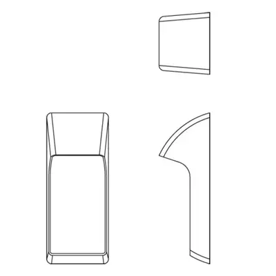 37533-2 KSR KSR1523GRY | Bilbao Eyelid 629lm Cover Only for KSR1520GRY, Dark Grey