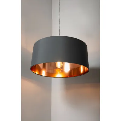 Read more on KSR KSR1651GRY/COP | Large Lamp Shade Olivera For KSR1650, Grey / Copper