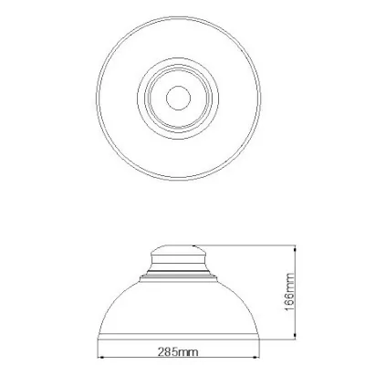 45511-2 KSR KSR1652COP | Medina Copper Lamp Shade Only For KSR1650