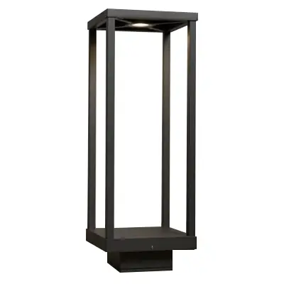37545 KSR KSR1912 | Quinto 500mm 13W 3000K 1075lm IP54 LED Bollard, Anthracite