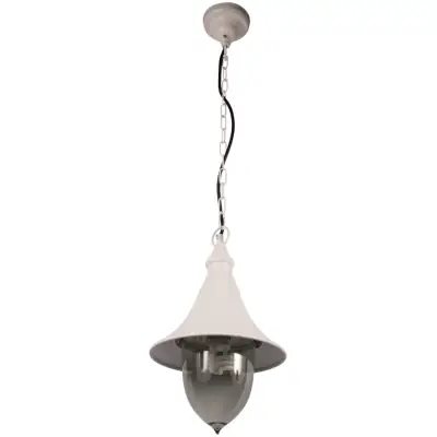 Read more on KSR KSR3301WHT | Lampara 23W E27 IP44 Hanging Ceiling Lantern, White