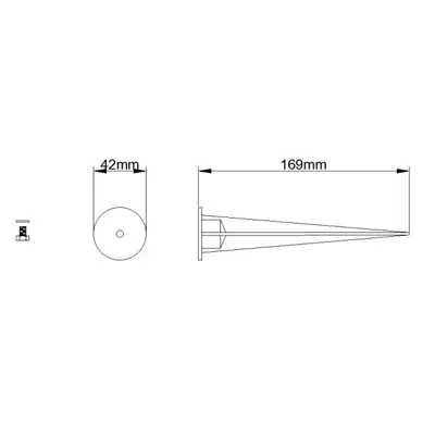 37720-2 KSR KSR5294 | Siena Spike Attachment for 10W-50W CCT LED Floodlights