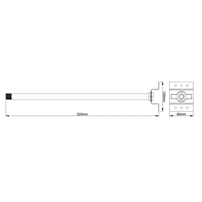 37888-2 KSR KSR6103 | Novelda 520mm Bracket for KSR6102