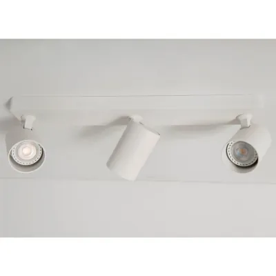 KSR KSR6262WH | GU10 Spotlight Sofia 50w 3 Light Bar, White