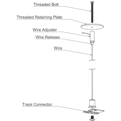 KSR KSR6510 | Escala Pro Suspension Kit For Suspended Ceilings