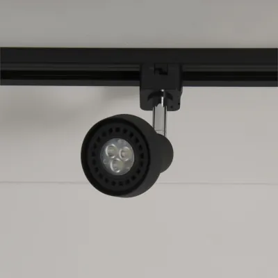 42523-2 KSR KSR6521BLK | Track Light Escala Pro II GU10 50w, Black