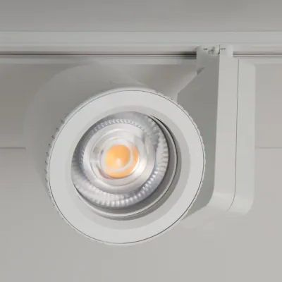 KSR KSR6534WH | LED Track Light Escala Pro 46w 3000K w/ Adjustable Beam, White