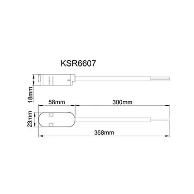 39962-2 KSR KSR6607BLK | Mag-Trac Live End Black