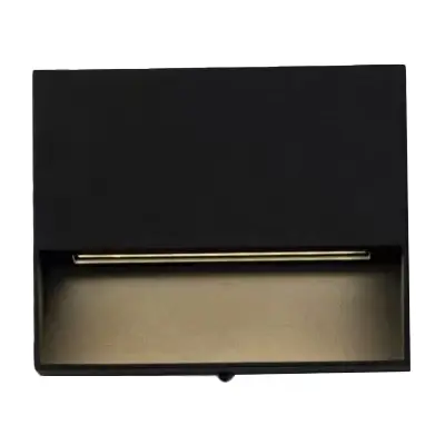 38903-2 KSR KSR71110 | Positano 3.2W 3000K/4000K 2CCT IP65 Small LED Wall Light, Anthracite