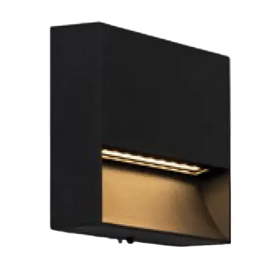 38903-3 KSR KSR71110 | Positano 3.2W 3000K/4000K 2CCT IP65 Small LED Wall Light, Anthracite