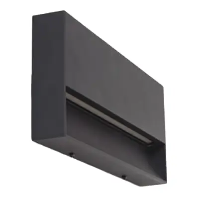 KSR KSR71111 | Positano 6.5W 3000K/4000K 2CCT IP65 Medium LED Wall Light, Anthracite