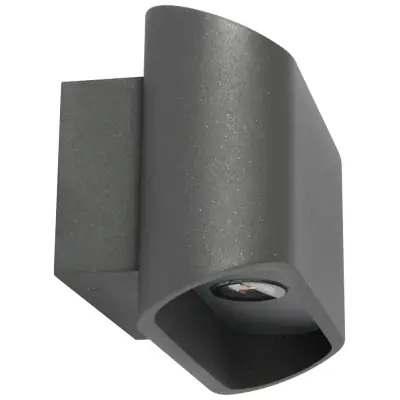 Read more on KSR KSR7151 | Orsay 2x5W 3000K 502lm IP55 LED Up & Down Wall Light, Anthracite