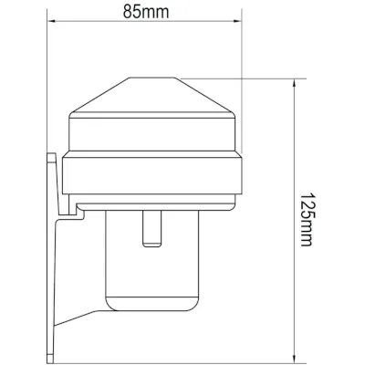 45404-2 KSR KSR8406 | Dusk To Dawn Photocell Light Sensor IP44