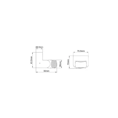 40563-2 KSR KSR8413WH | PIR Sensor For External Surfaces Comes With Corner & Ceiling Brackets IP65 White