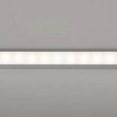 48814-2 KSR KSR95174ALU | Navara 1m Angled Aluminium Profile Bar w/ Opal Diffuser