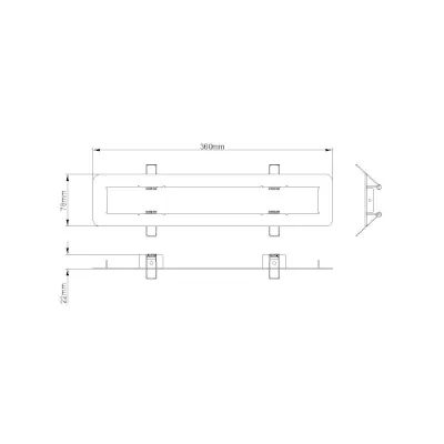 39297-2 KSR KSR98104 | Navara Self Test Emergency 4 in 1 Light