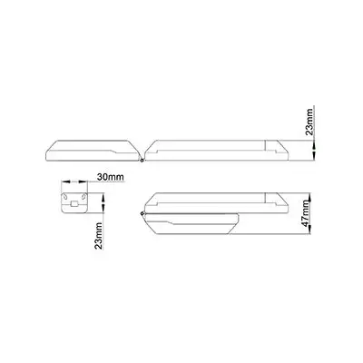 39134-3 KSR KSR98106 | Tresco 3W 6000K 137lm IP20 LED Self-Test Emergency Downlight with Colour Rims