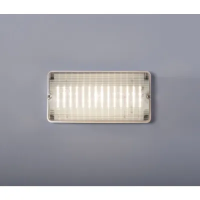 KSR KSR98130 | Emergency Bulkhead Navara Multi Wattage 6000K IP65 w/ Self-Test Emergency
