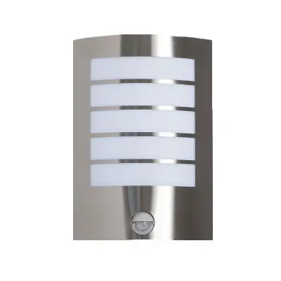 Read more on KSR KSR9956SS | Acqua 8W 3000K 250lm IP44 LED Wall Light with PIR Sensor, Stainless Steel