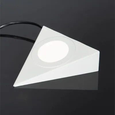 42713-2 KSR KSRCL206WH | LED Cabinet Light Morini 2.5w 3CCT IP20 Triangle Light, White