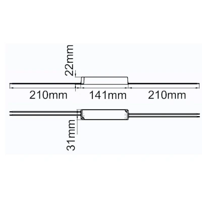 38731-2 KSR KSRDL283 | 12w 12v Constant Voltage Non Dimmable LED Driver