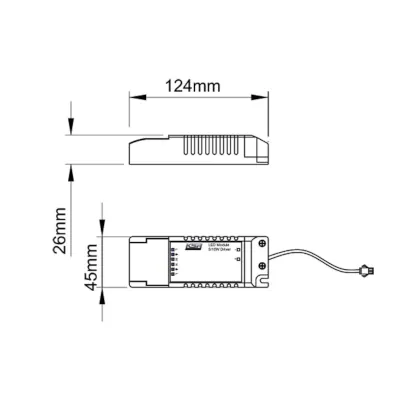KSR KSRDL407 | Dimmable LED Driver Qr Pro for KSRDL403-405 10w module