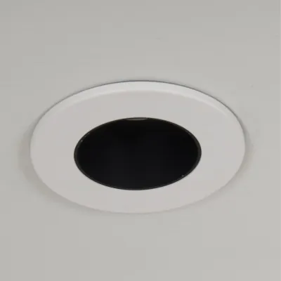 45252-2 KSR KSRDL426 | Downlight Bezel Qr Pro IP20, White w/ Black Baffle