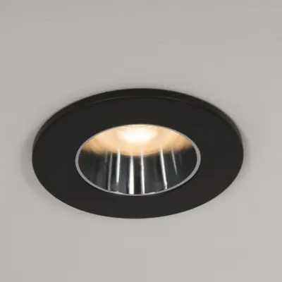 Read more on KSR KSRDL431 | Downlight Bezel Qr Pro IP20, Black w/ Chrome Baffle