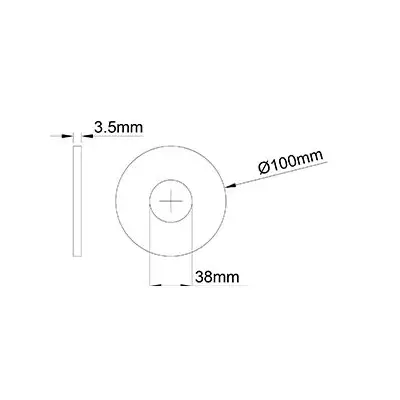 39141-3 KSR KSRFRD377 | Firebreak QR 100mm LED Retrofit Ring for KSRFRD385, 386 & 387