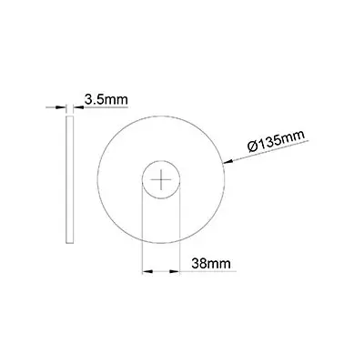 39142-3 KSR KSRFRD378 | Firebreak QR 130mm LED Retrofit Ring for KSRFRD385, 386 & 387