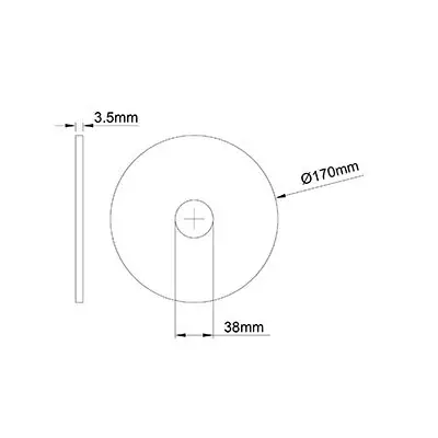 39143-3 KSR KSRFRD379 | Firebreak QR 170mm LED Retrofit Ring for KSRFRD385, 386 & 387
