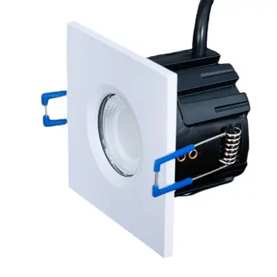 39146-2 KSR KSRFRD390 | Firebreak QR Fire Rated Detachable Downlight Square Bezel, White