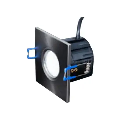 39148-2 KSR KSRFRD392 | Firebreak QR Fire Rated Detachable Downlight Square Bezel, Satin Chrome