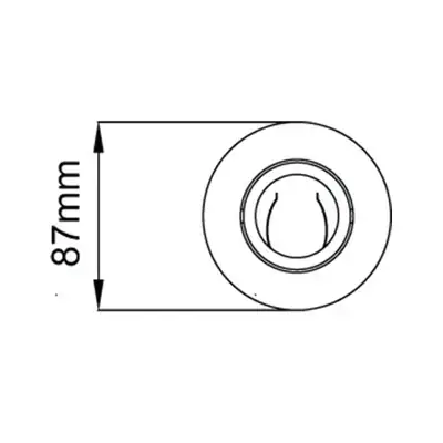 KSR KSRFRD406 | Firebreak QR GU10 IP65 Fire Rated Detachable Bezel, Satin Chrome