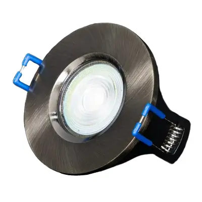 39151-2 KSR KSRFRD420 | Firebreak QR Fire Rated GU10 IP20 Detachable Downlight Bezel for KSRFRD400, Antique Brass