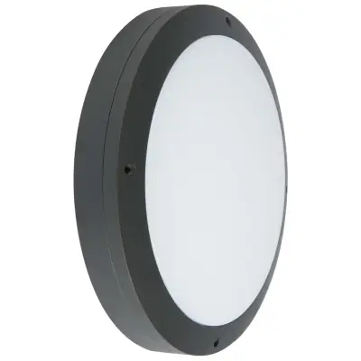 Read more on KSR KSRSF272 | Reggio II 18W 4000K 1100lm IP65 LED Die Cast Plain Bulkhead with Microwave Sensor, Black