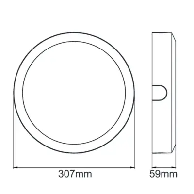 38120-2 KSR KSRSF323 | Navara SF Plain External Bezel Rim, Matt Black