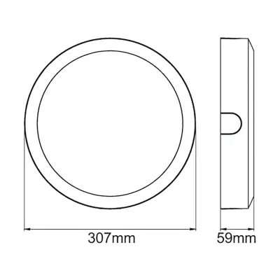 38124-2 KSR KSRSF328 | Navara SF Plain External Bezel Rim, Matt Silver