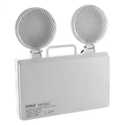 Read more on Robus RFN00560I20-01 | Finch 5W 6000K IP20 LED Emergency Twin Spot Light, White