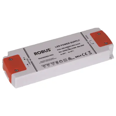 Read more on Robus RVA5024DU-PSU | Vegas 50W 24V IP20 Triac Dimmable Constant Voltage Driver for LED Strip Lighting