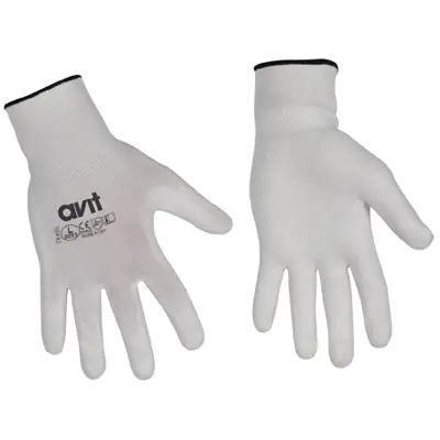 Read more on Avit AV13074 | Polyurethane Coated Gloves Large, Size 9 (L)