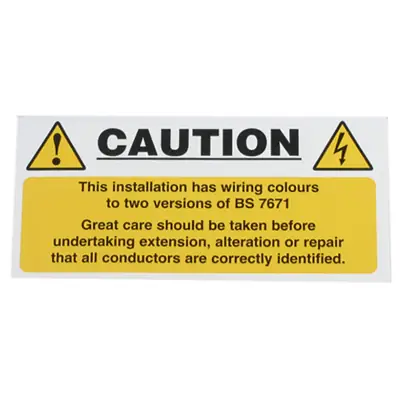 Read more on Industrial Signs IS5810SA | Self Adhesive Caution Mixed Cable Vinyl Label 130x60mm Pack of 10